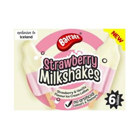Barratt Strawberry Milkshakes Ice Lollies