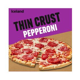 Iceland Pepperoni Thin Crust Pizza (Non Halal)