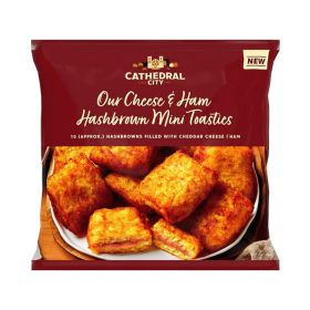 Cathedral City Cheese & Ham Hashbrown Mini Toasties (Non Halal)