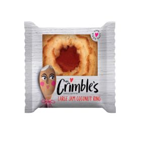 Mrs Crimbles Large Jam Coconut Rings