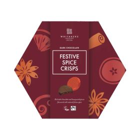 Whitakers Dark Chocolate Festive Spice Crisps