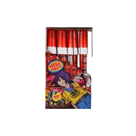 Bazooka Mega Mouth Cola, Raspberry & Strawberry