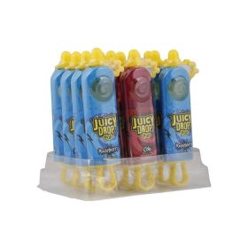 Bazooka Juicy Drop Pop Blue Rasp Cola Candy