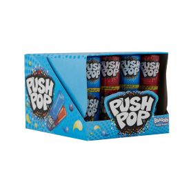 Bazooka Push Pop Blue Raspberry & Cola Candy