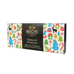 Beech's Santa & Snowmen Milk Chocolate Figures