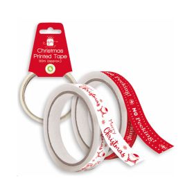 Gift Maker 30M Printed Xmas Tape