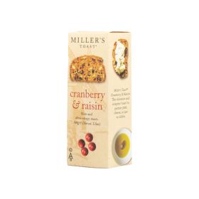 Miller's Cranberry & Raisin Slim and Ultra-Crispy Toast