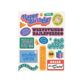 Happy Birthday In Multi Language Greeting Card