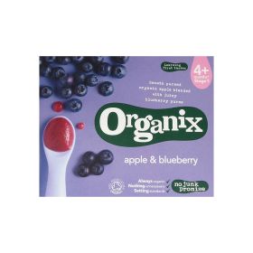 Organix Apple & Blueberry Fruit Puree 