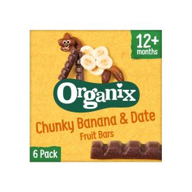 Organix Chunky Banana & Date Fruit Bars
