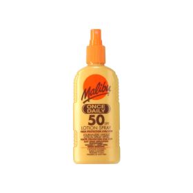 Malibu Once Daily Lotion Spray SPF-50