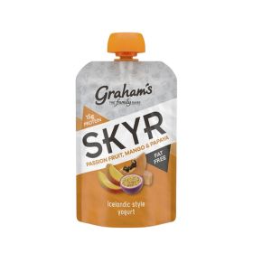 Graham's Skyr Passion Fruit, Mango & Papaya Icelandic Style Fat Free Yogurt