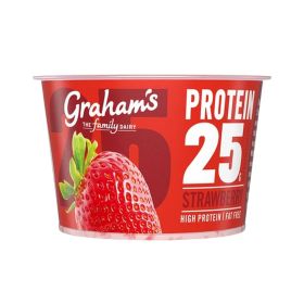 Grahams 25g Protein Strawberry Fat Free Yogurt