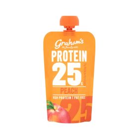 Grahams 25g Protein Peach Fat Free Yogurt