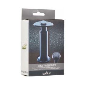 Barcraft Wine Saver Pump with Two Stoppers and Pump