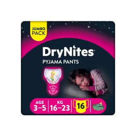Huggies Drynites 3-5Y Jumbo Girl Pyjama Pants