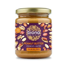 Biona Organic Salted Crunchy Peanut Butter