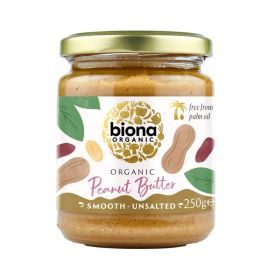 Biona Organic Smooth No Salt Peanut Butter