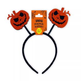 Eurowrap Halloween Pumpkin Light Up Head Boppers