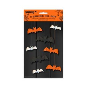 Eurowrap Halloween Hanging Foil Bats