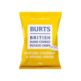 Burts Mature Cheddar and Spring Onion Hand Cooked Potato Chips