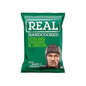 Real Crisps Strong Cheese & Onion