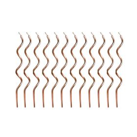 Hootyballoo Rose Gold Curly Candles