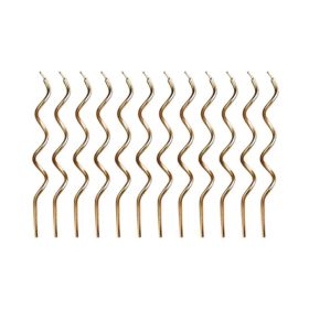 Hootyballoo Gold Curly Candles