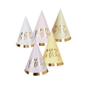 Hootyballoo Happy Birthday Party Pastel Hats