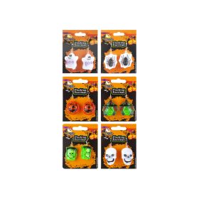 Halloween Flashing Earrings Assorted