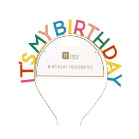 Talking Tables Multicolored It's My Birthday Hair Band