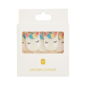 We Heart Unicorn Shaped Candle