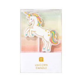 We Heart Unicorn Statement Candle