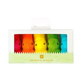 Talking Tables 6CM Rainbow Easter Bunny Decorations