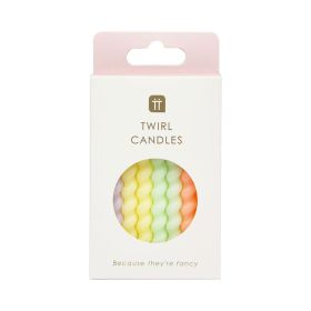 We Heart Pastels Birthday Twirl Candles