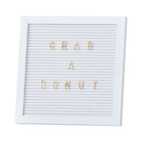 Ginger Ray White Peg Board with Gold Letters