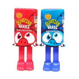 Candy Castle Crew Squeeze Headz Strawberry Gel Candy Assorted