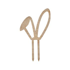 Ginger Ray Bunny Ear Shaped Wooden Cake Topper