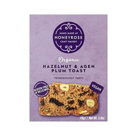 Honeyrose Bakery Organic Hazelnut & Agen Plum Toast