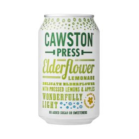 Cawston Press No Sugar Sparkling Elderflower Lemonade Juice 330ml