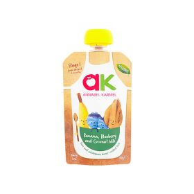 Annabel Organic Banana, Blueberry & Coconut Milk Stage1 