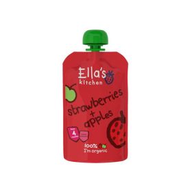 Ella's Stage 1 Baby-strawberries+apples