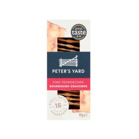 Peter's Yard Pink Peppercorn Sourdough Crackers
