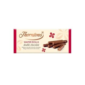 Thorntons Double Chocolate Wafer Rolls