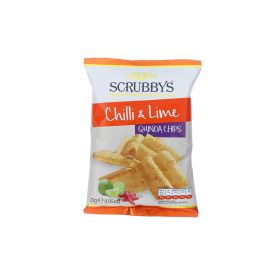 Scrubby's Chilli and Lime Flavoured Quinoa Chips