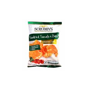 Scrubby's Sundried Tomato and Basil Flavoured Hummus Chips