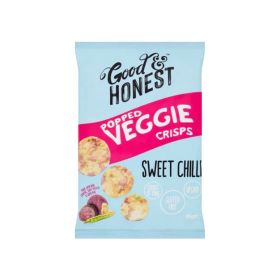 Good & Honest Popped Veggie Crisps Sweet Chlli