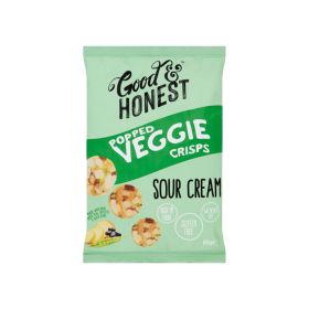 Good & Honest Popped Veggie Crisps Sour Cream