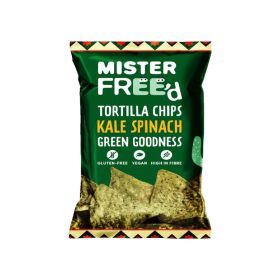 Mister Freed Vegan Tortilla Chips Kale Spinnach