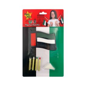 Party Magic UAE Flag Face Paint Kit